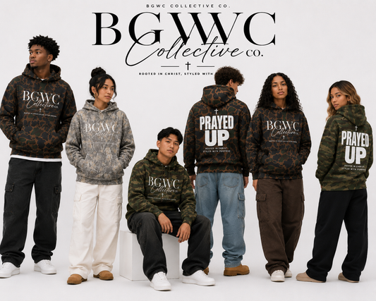 BGWC Collective Prayed Up Hoodie Camo Edition