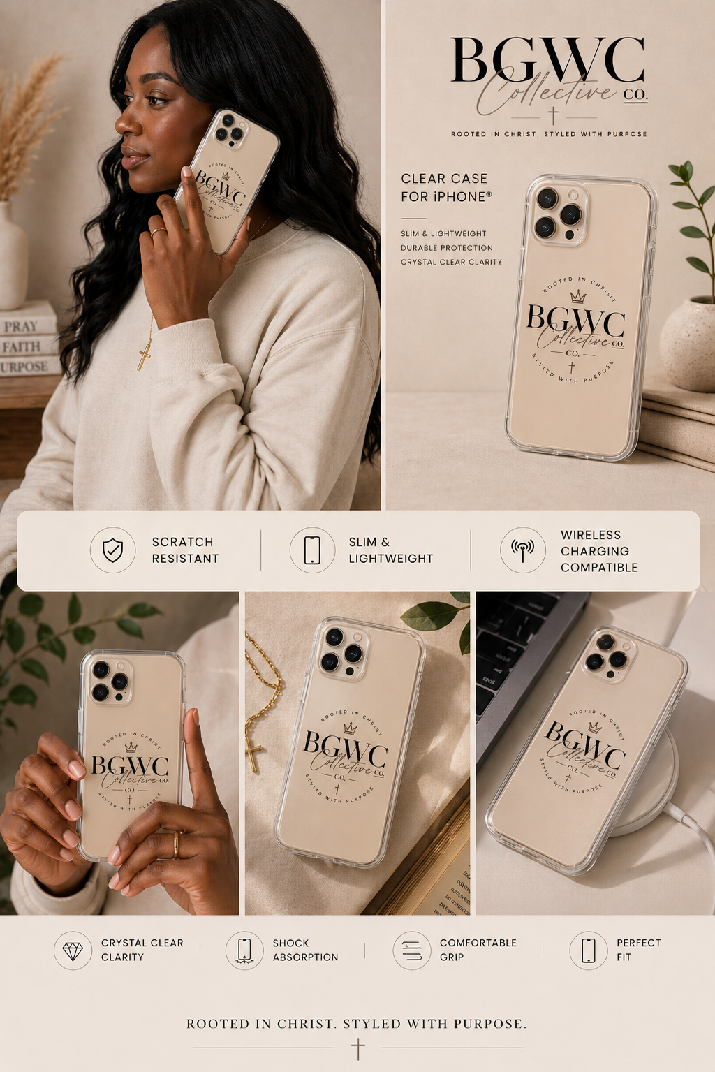 BGWC Clear Case for iPhone®