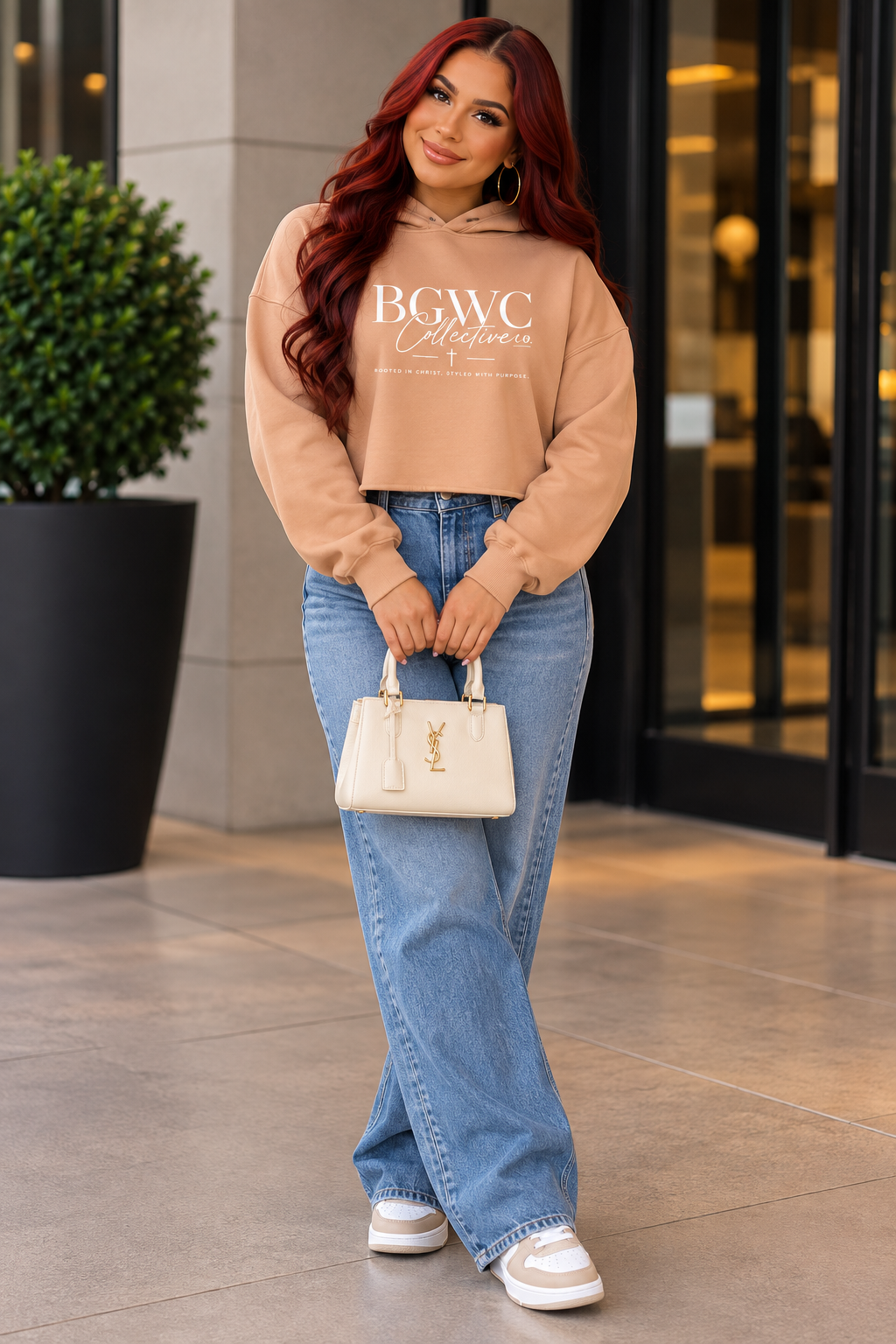 BGWC Collective Women's Cropped Hoodie