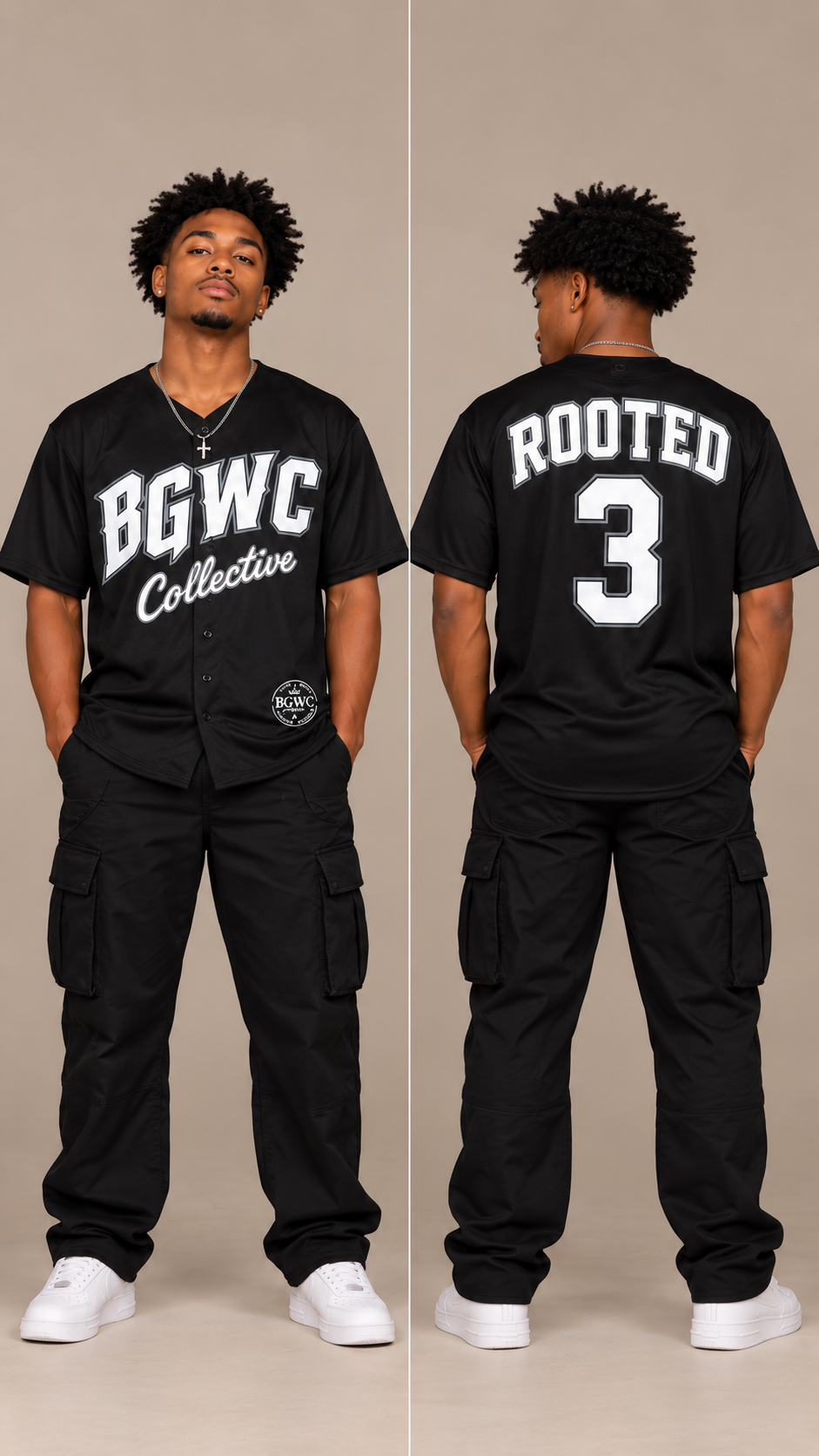 BGWC Collective Team Rooted Baseball Jersey (Rooted)