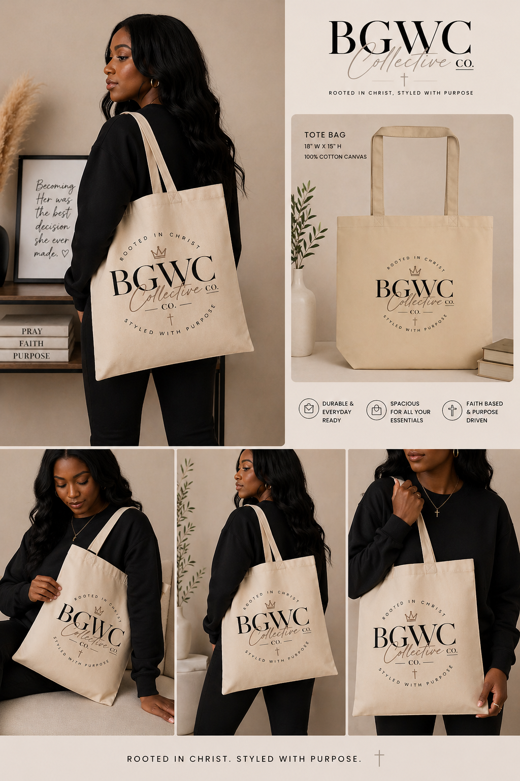 BGWC Bible Tote Bag