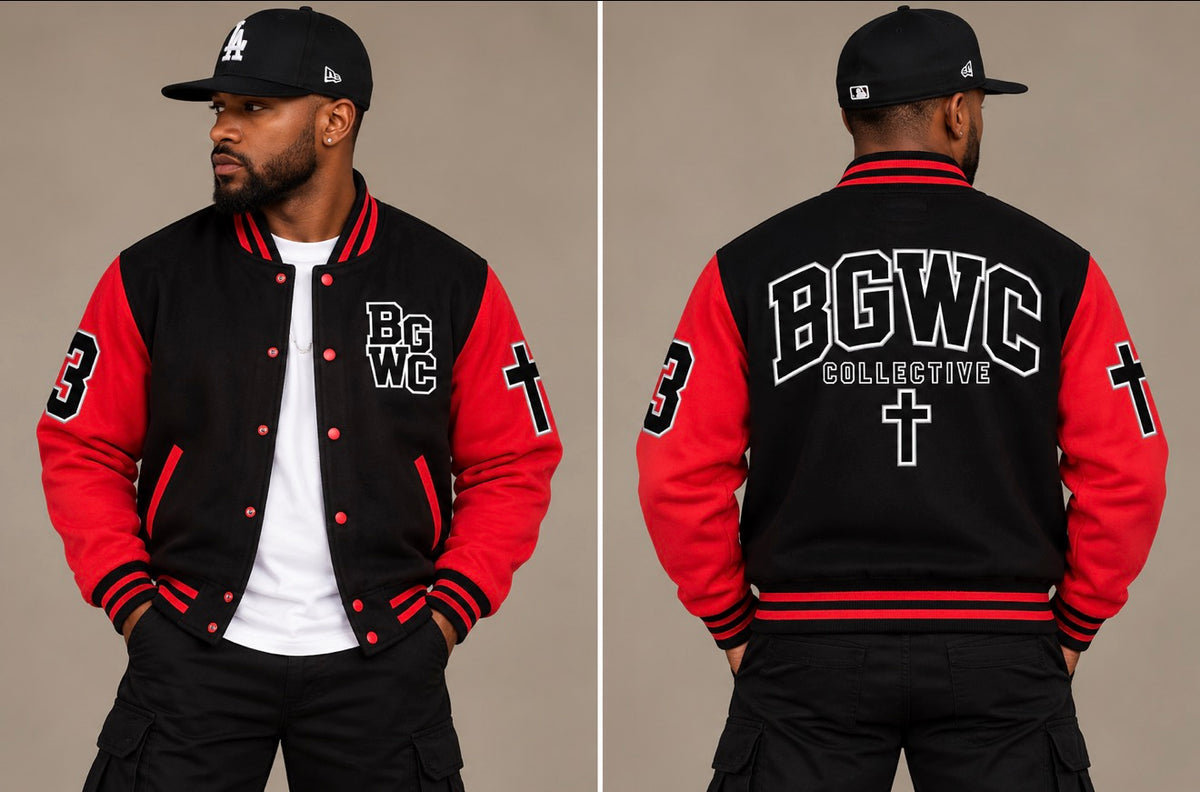 BGWC Collective Team Rooted Letterman Jacket