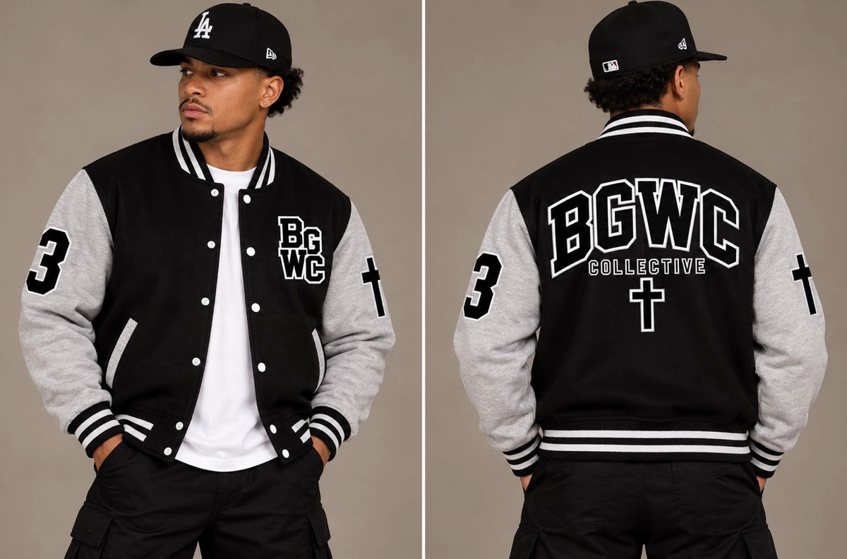 BGWC Collective Team Rooted Letterman Jacket