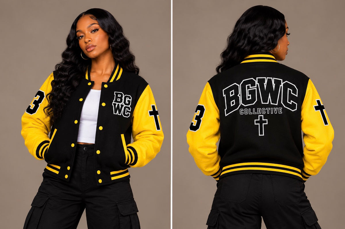 BGWC Collective Team Rooted Letterman Jacket